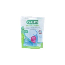 Gum easy flossers forcella con filo interdentale 30 pezzi