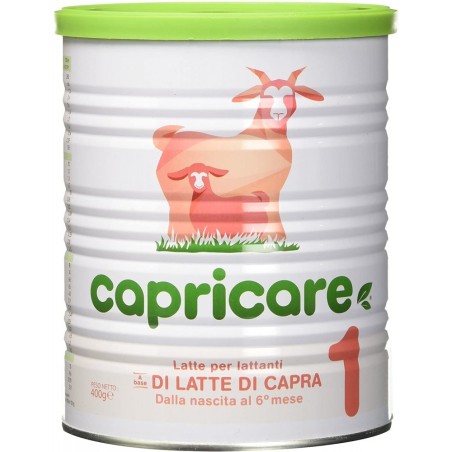 Junia pharma Capricare 1 latte polvere intero di capra 400g Junia pharma Capricare 1 latte polvere intero di capra 400g