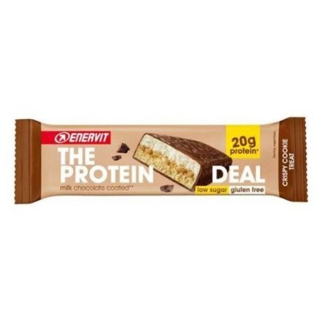 Enervit The Protein Deal barretta Crispy cookie 1 pezzo Enervit The Protein Deal barretta Crispy cookie 1 pezzo