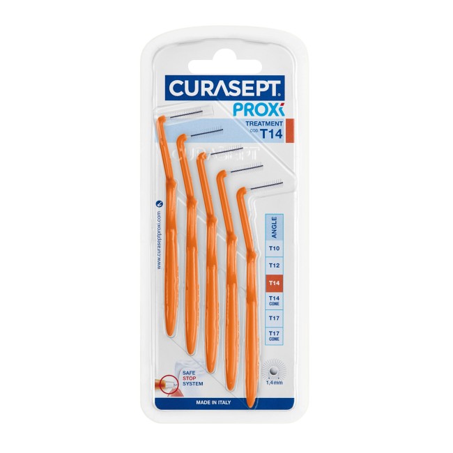 Curasept Proxi Scovolino Angolare T14 Arancione/Orange Curasept Proxi Scovolino Angolare T14 Arancione/Orange