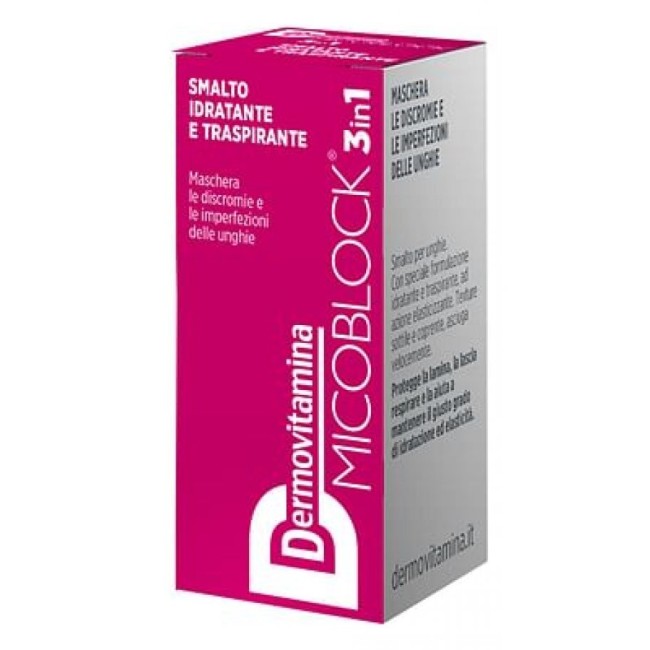 Dermovitamina Micoblock 3 In 1 Smalto Rosso Mattone 5ml Dermovitamina Micoblock 3 In 1 Smalto Rosso Mattone 5ml