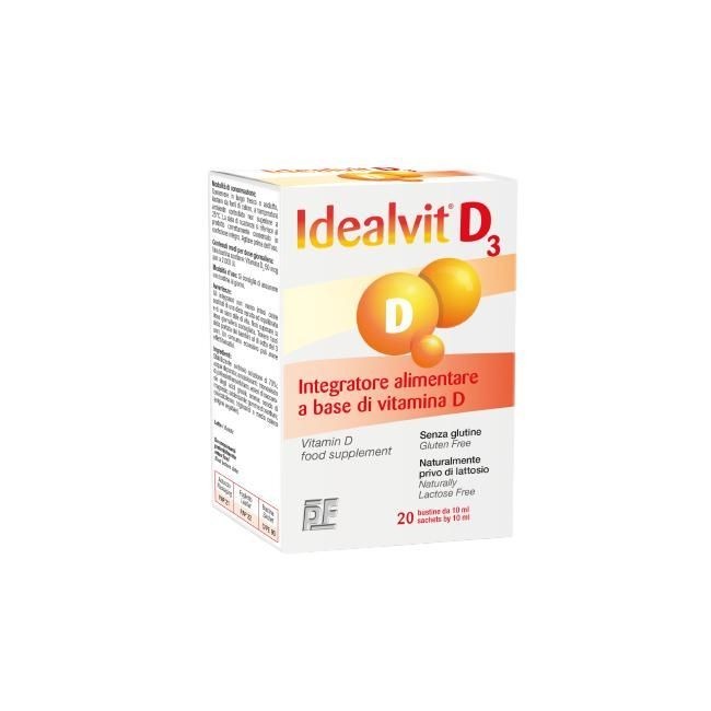Pavia Farmaceutici Idealvit d3 20 stick 10ml Pavia Farmaceutici Idealvit d3 20 stick 10ml