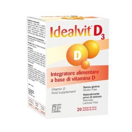 Pavia Farmaceutici Idealvit d3 20 stick 10ml Pavia Farmaceutici Idealvit d3 20 stick 10ml