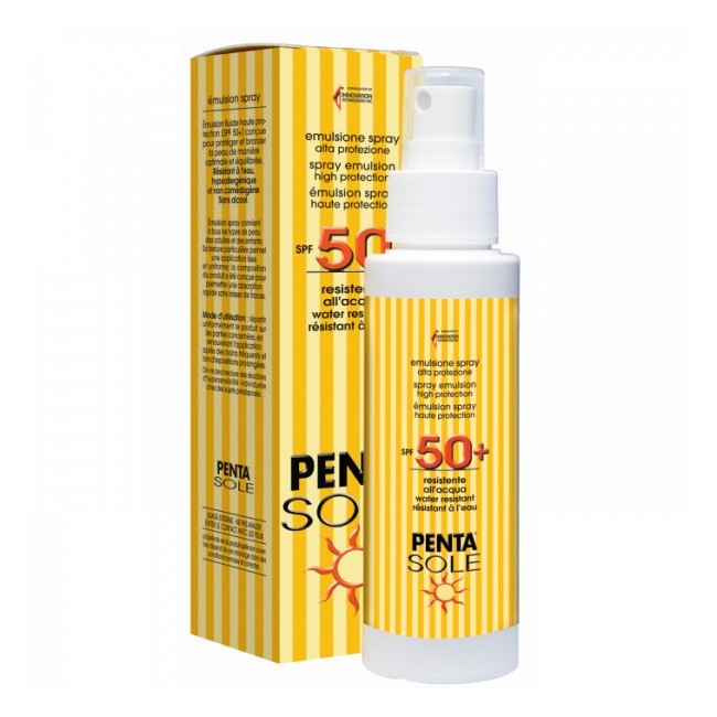 Penta sole protezione solare spf50+ emulsione spray 100 ml Penta sole protezione solare spf50+ emulsione spray 100 ml