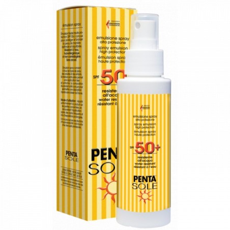 Penta sole protezione solare spf50+ emulsione spray 100 ml Penta sole protezione solare spf50+ emulsione spray 100 ml
