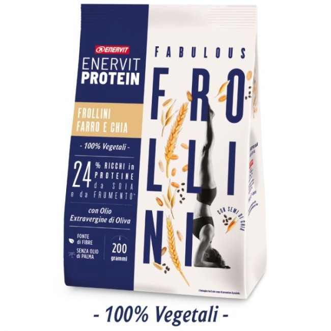 Enervit protein frollini farro con proteine e fibre 200g Enervit protein frollini farro con proteine e fibre 200g