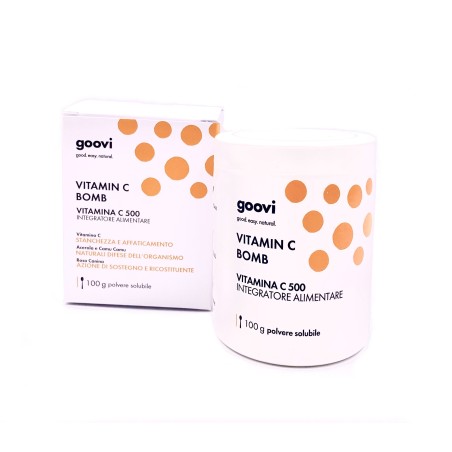 Goovi Integratore Vitamina C 500 con estratti vegetali 100g Goovi Integratore Vitamina C 500 con estratti vegetali 100g