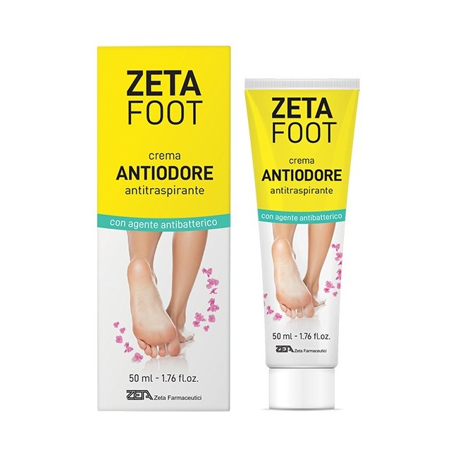 Zeta farmaceutici Zetafoot crema antiodore 50ml Zeta farmaceutici Zetafoot crema antiodore 50ml