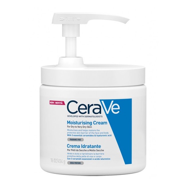 Cerave crema idratante pelli secche e molto secche 454 ml Cerave crema idratante pelli secche e molto secche 454 ml