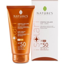 Natures crema solare protezione spf50 viso e corpo 150 ml