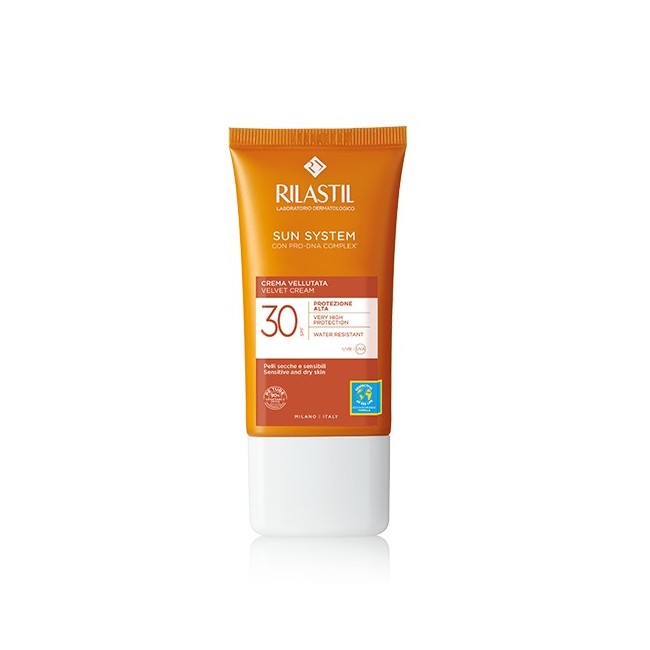 Rilastil Sun Crema Vellutata protezione SPF30 Viso 50ml Rilastil Sun Crema Vellutata protezione SPF30 Viso 50ml
