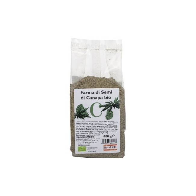 Il Fior Di Loto Farina Di Canapa Bio 400 G Il Fior Di Loto Farina Di Canapa Bio 400 G