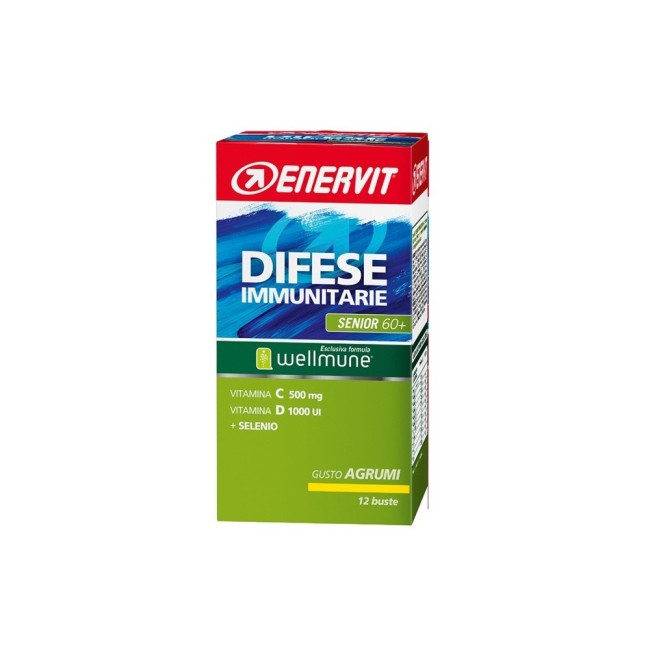 Enervit difese Immunitarie Senior 60+ gusto Agrumi 12 bustine Enervit difese Immunitarie Senior 60+ gusto Agrumi 12 bustine