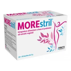 Damor Morestril 20 bustine + 20 bustine integratore di probiotici