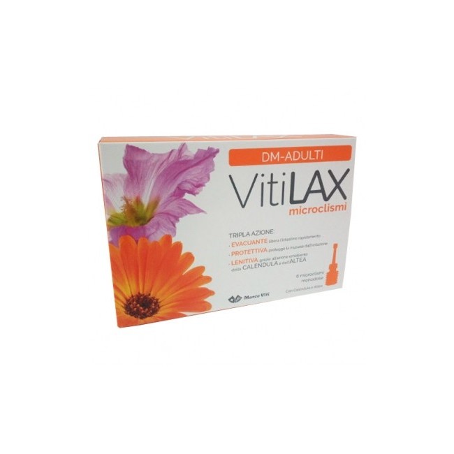 Marco Viti farmaceutici Vitilax microclismi adulti 6x9g Marco Viti farmaceutici Vitilax microclismi adulti 6x9g