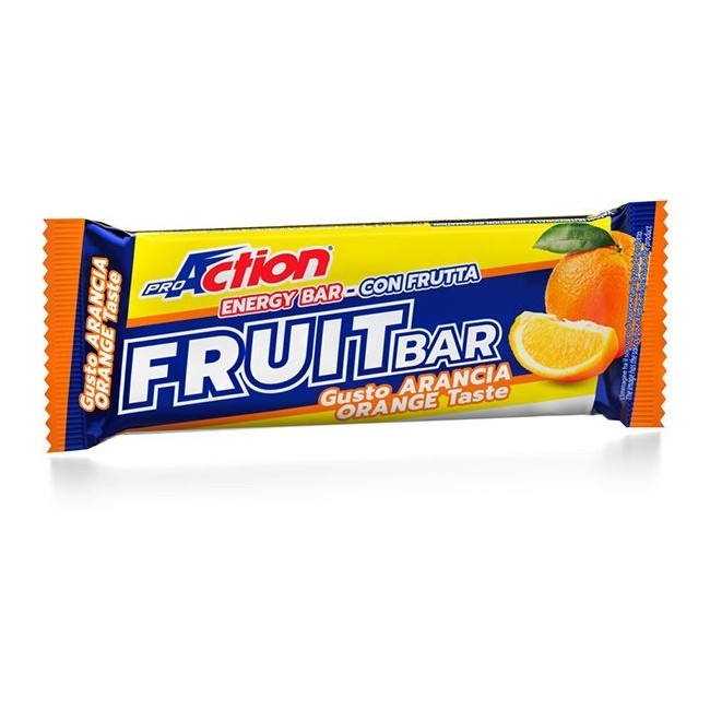 Proaction fruit bar arancia barretta energetica 40g Proaction fruit bar arancia barretta energetica 40g