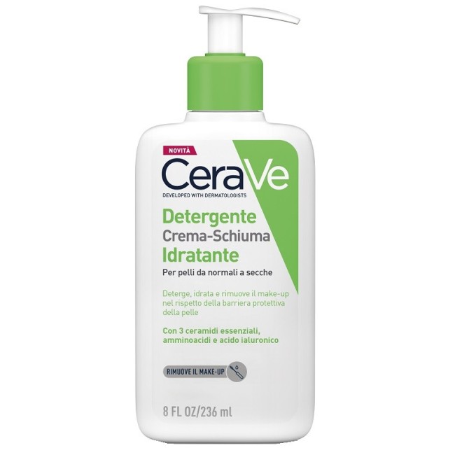 Cerave cream to foam cleanser Detergente 236 ml Cerave cream to foam cleanser Detergente 236 ml