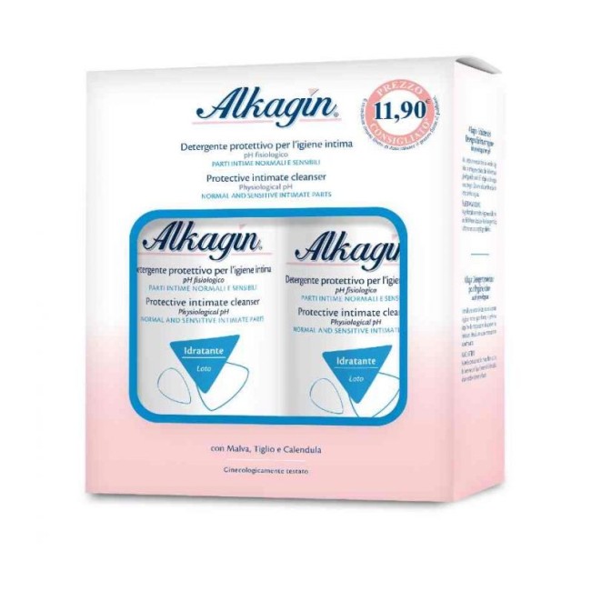 Alkagin Bipack Ph 4,5 Detergente intimo idratante Alkagin Bipack Ph 4,5 Detergente intimo idratante