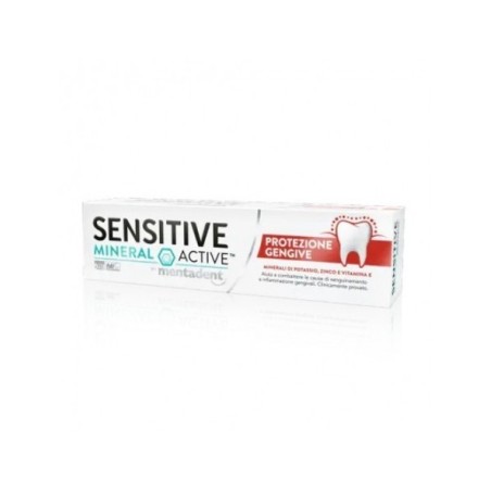 Mentadent sensitive mineral active dentifricio 75 ml