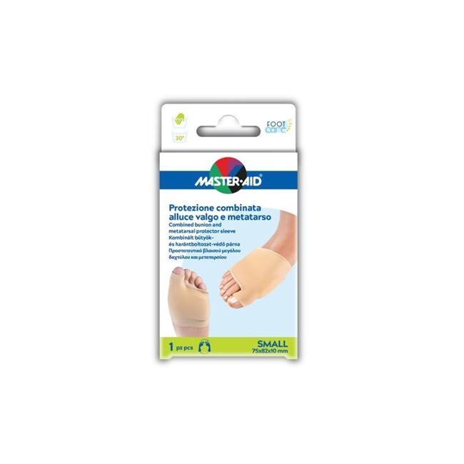 Master Aid Protezione Alluce Valgo E Metatarso Large 1 Pezzo Master Aid Protezione Alluce Valgo E Metatarso Large 1 Pezzo