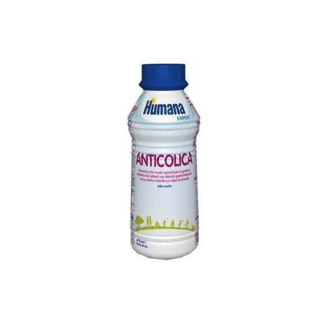 Humana anticolica latte in bottiglia 470ml