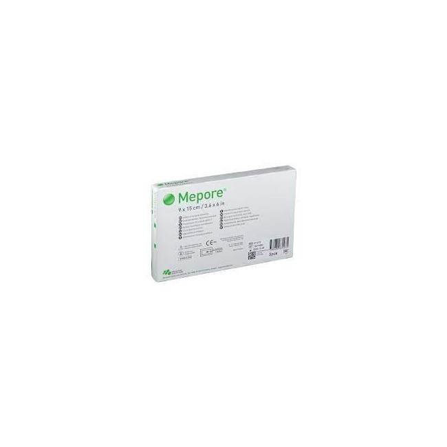 Molnlycke Health Care Medicazione Adesiva TNT Mepore 9x15cm 5 Pezzi Molnlycke Health Care Medicazione Adesiva TNT Mepore 9x15cm 5 Pezzi