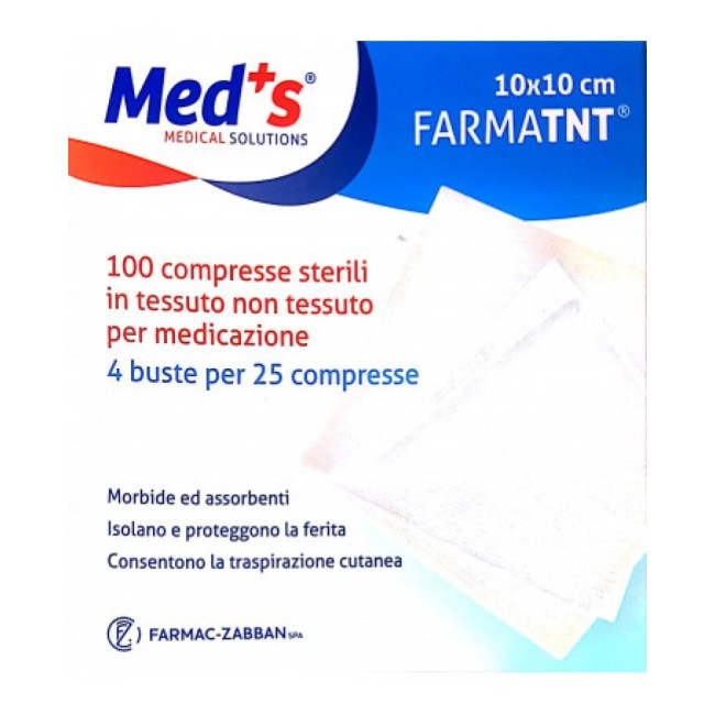 Farmac-zabban Meds Medicazione Farmatnt Assorbente 10x10cm 6 Pezzi Farmac-zabban Meds Medicazione Farmatnt Assorbente 10x10cm 6 Pezzi
