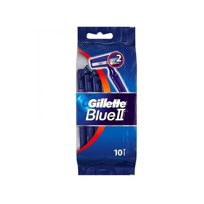 Gillette blue II stand rasoio usa e getta 10 pezzi Gillette blue II stand rasoio usa e getta 10 pezzi