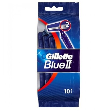 Gillette blue II stand rasoio usa e getta 10 pezzi Gillette blue II stand rasoio usa e getta 10 pezzi