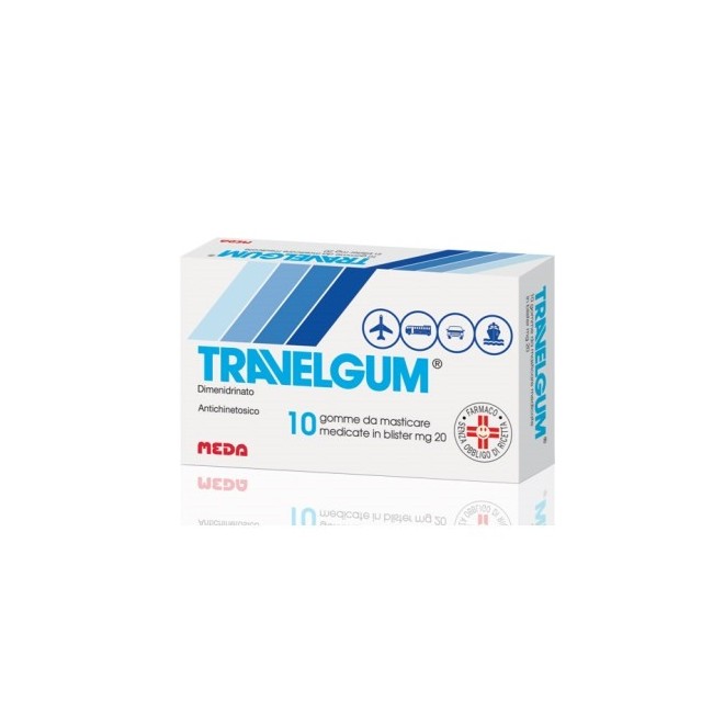 Travelgum* 10 Gomme Masticabili 20mg Travelgum* 10 Gomme Masticabili 20mg