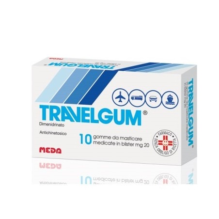 Travelgum* 10 Gomme Masticabili 20mg