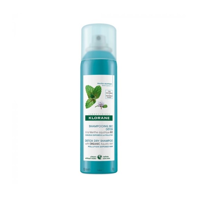 Klorane shampoo secco menta per tutti i tipi di capelli 150 ml