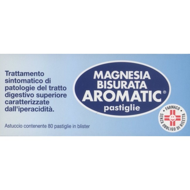 Magnesia Bisurata Aromatic* 80 Pastiglie Magnesia Bisurata Aromatic* 80 Pastiglie
