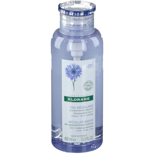 Klorane Acqua Micellare Fiordaliso Bio 400ml Klorane Acqua Micellare Fiordaliso Bio 400ml
