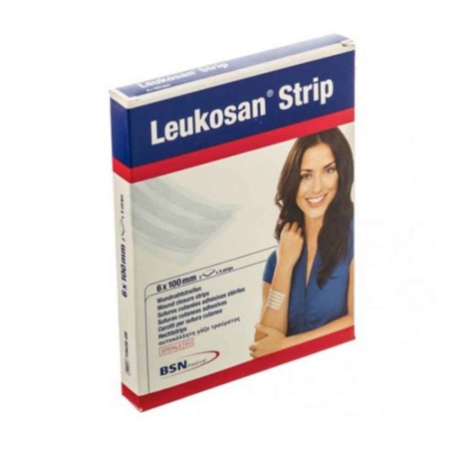 Leukosan cerotti strip 6X100MM 2 buste X 5 cerotti Leukosan cerotti strip 6X100MM 2 buste X 5 cerotti