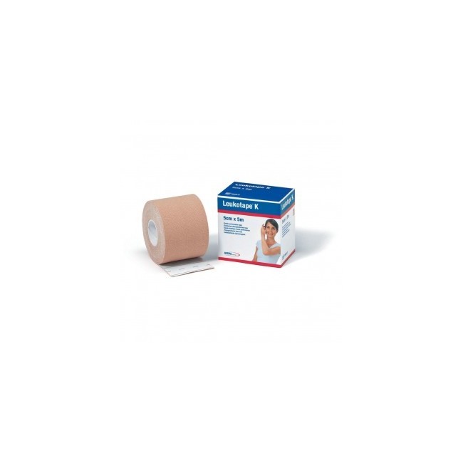 Leukotape K Taping Benda Adesiva 5mx5cm Carne 1 Rotolo Leukotape K Taping Benda Adesiva 5mx5cm Carne 1 Rotolo