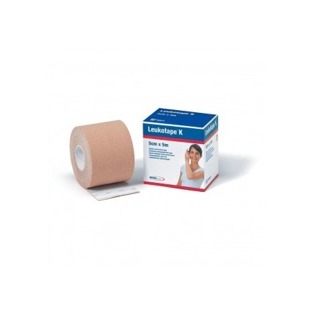 Leukotape K Taping Benda Adesiva 5mx5cm Carne 1 Rotolo Leukotape K Taping Benda Adesiva 5mx5cm Carne 1 Rotolo