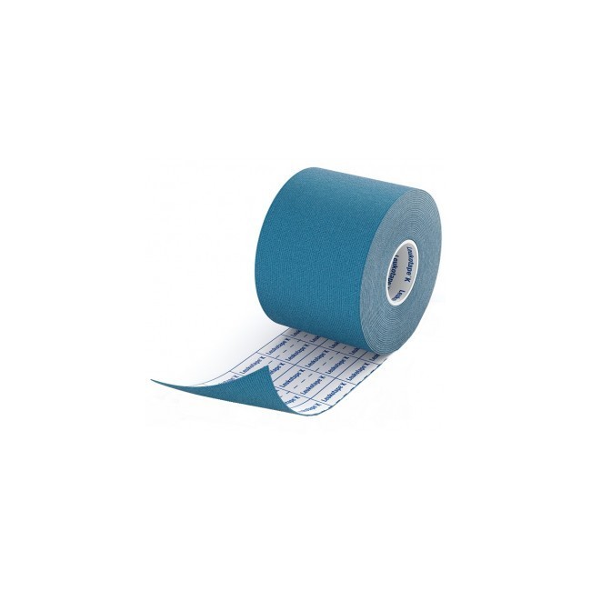 Leukotape K Benda adesiva blu per taping fisioterapico 5 cm x 5 m Leukotape K Benda adesiva blu per taping fisioterapico 5 cm x 5 m