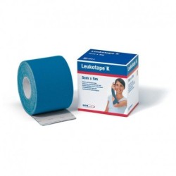 Leukotape k nastro adesivo 2,5cm x 5m color blue