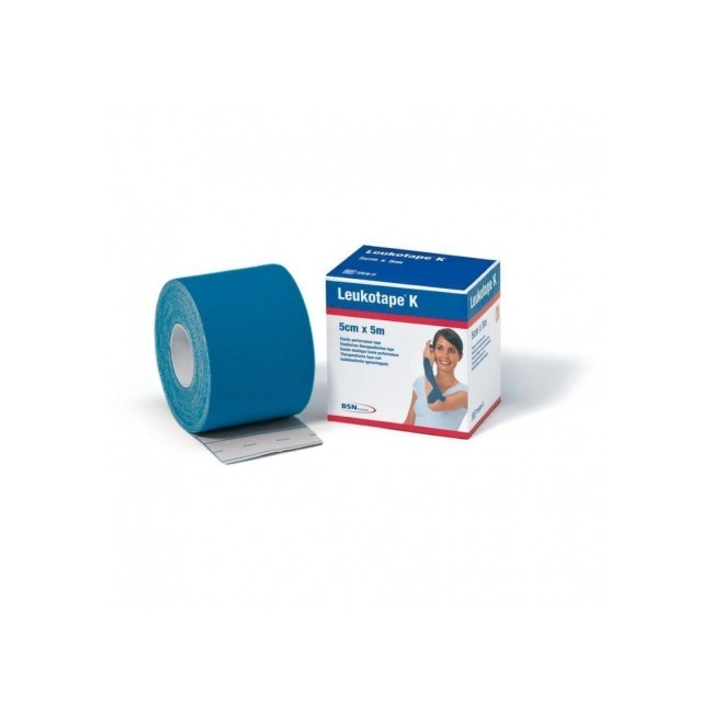 Leukotape k nastro adesivo 2,5cm x 5m color blue