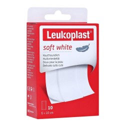 Leukoplast soft white cerotto 100x6cm 10 pezzi