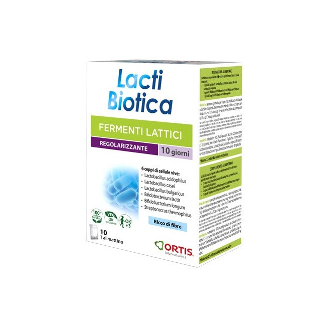 Ortis Laboratoires Pgmbh Lactibiotica integratore 10 bustine Ortis Laboratoires Pgmbh Lactibiotica integratore 10 bustine