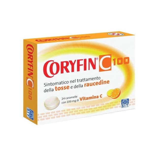 Coryfin C 100*24 Caramelle Arancia Coryfin C 100*24 Caramelle Arancia