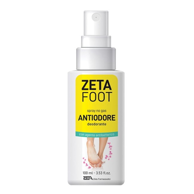 Zetafoot spray antiodore antibatterico rinfrescante 100ml Zetafoot spray antiodore antibatterico rinfrescante 100ml