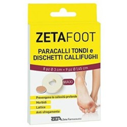 Zetafoot paracalli tondi + dischetti callifughi 23 pezzi