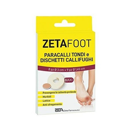 Zetafoot paracalli tondi + dischetti callifughi 23 pezzi
