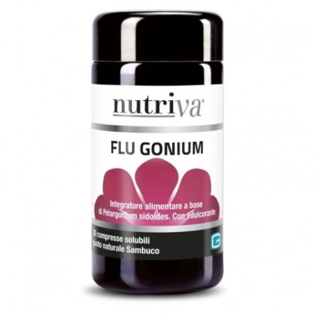 Nutriva Flu Gonium integratore 30 compresse solubili Nutriva Flu Gonium integratore 30 compresse solubili