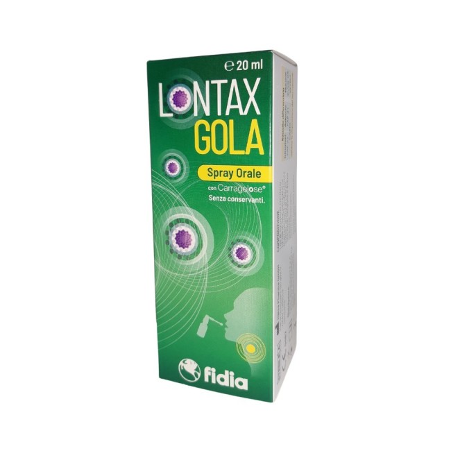 Lontax gola spray orale protettivo della mucosa 20ml Lontax gola spray orale protettivo della mucosa 20ml