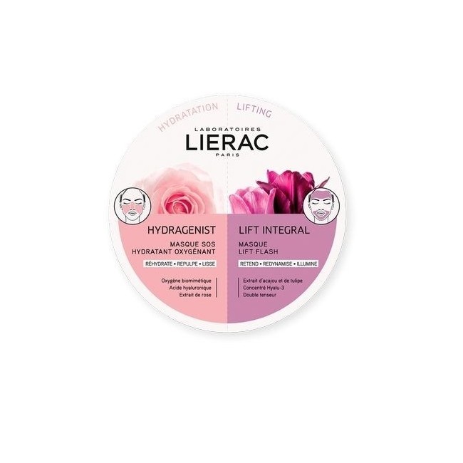 Lierac Maschera Viso Duo Hydragenist e Lift Integral 2x6ml Lierac Maschera Viso Duo Hydragenist e Lift Integral 2x6ml