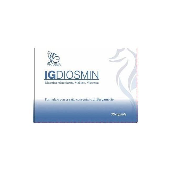Ig pharma Igdiosmin integratore 30 capsule Ig pharma Igdiosmin integratore 30 capsule